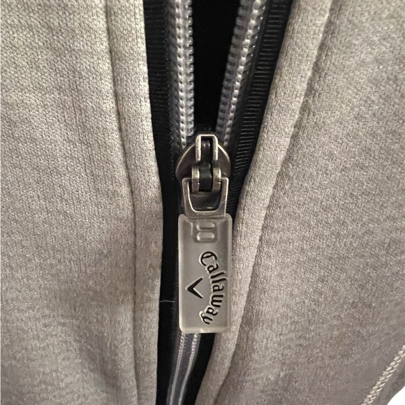Callaway Women's Golf Full Zip Jacket Size L Gray - Picture 2 of 5